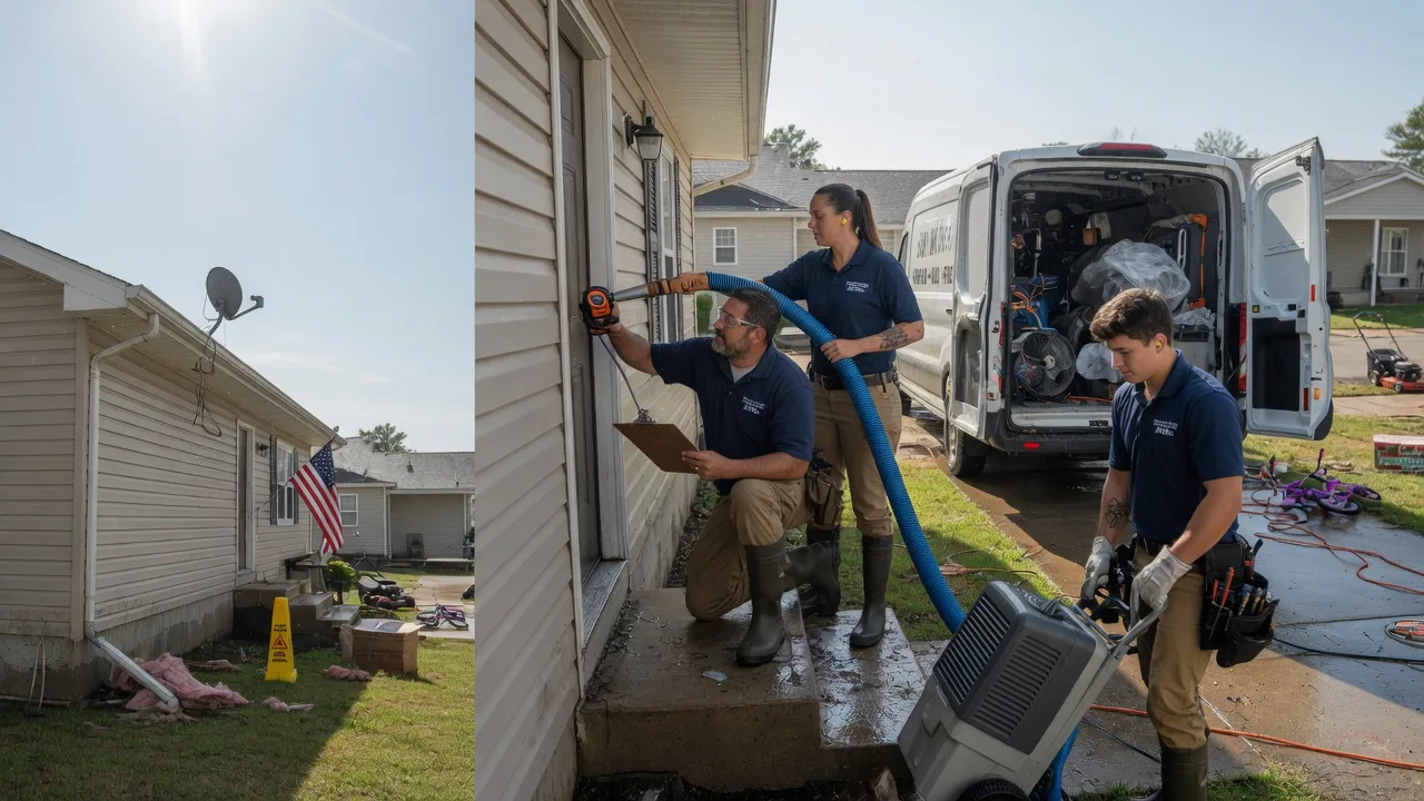 Ceiling Water Damage Restoration in Fredonia, KS near me